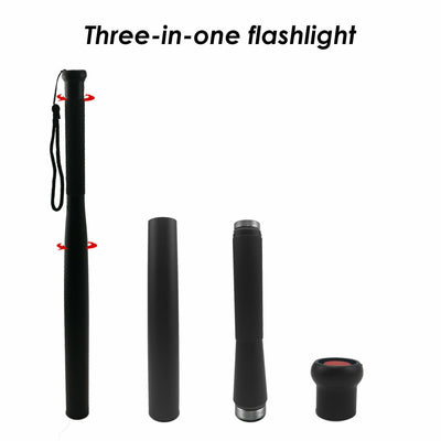 36cm Baseball Bat LED Flashlight Bright Baton Torch Emergency Security Tool Payday Deals