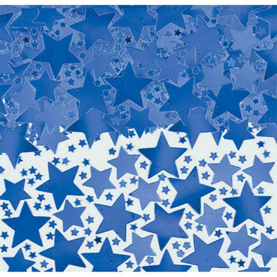 Australia Day Star Confetti Blue - 70g Approx