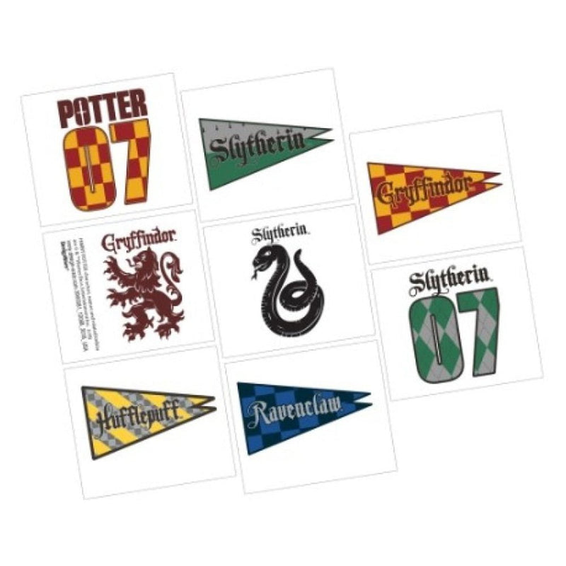 Harry Potter Tattoos - 1 Perforated Sheet Containing 8 Tattoos