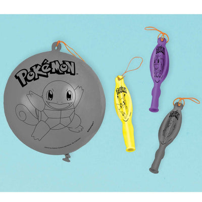 Pokemon Classic Punch Balloons 4 Pack