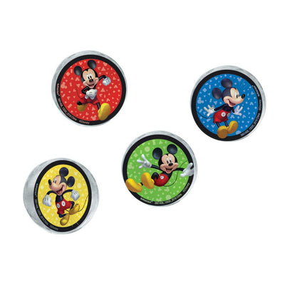 Mickey Mouse Forever Bounce Balls Favours 4 Pack