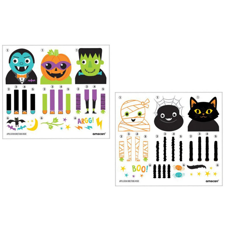 Halloween Hand Tattoos Loot Party Favours
