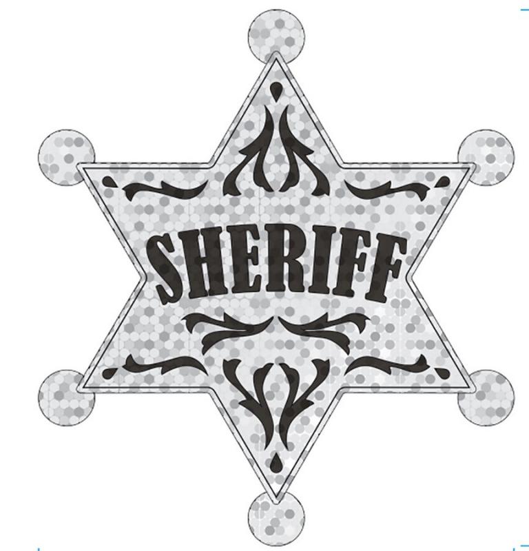 Western Sheriff Large Badge x1