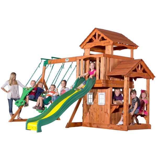Backyard Discovery Tanglewood Swing & Play Set - Payday Deals