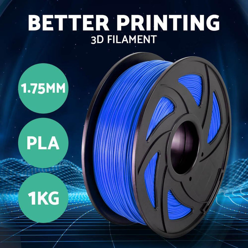 3D Printer Filament PLA 1.75mm 1kg per Roll Blue