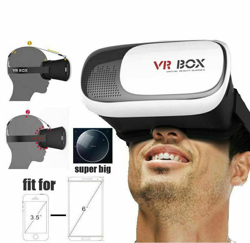 3D VR BOX Headset 2.0 Virtual Reality Glasses Goggles for Android smartphone Payday Deals