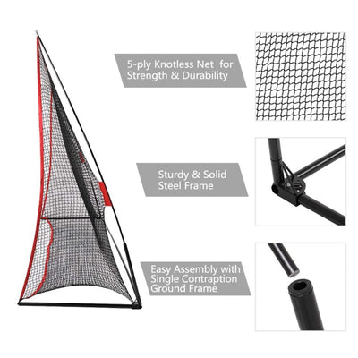 3M Huge Golf Practice Net Portable Hitting Swing Training Net Outdoor +Carry Bag Payday Deals