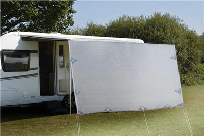 4.6m Caravan Privacy Screen Side Sunscreen Sun Shade for 16' Roll Out Awning Payday Deals