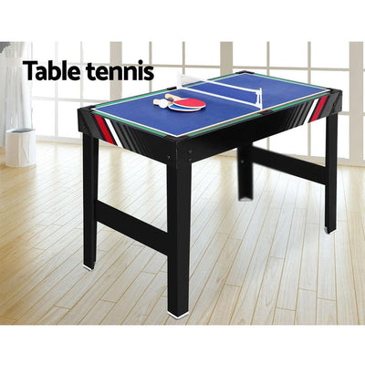 4FT 4-In-1 Soccer Table Tennis Ice Hockey Pool Game Football Foosball Kids Adult Payday Deals