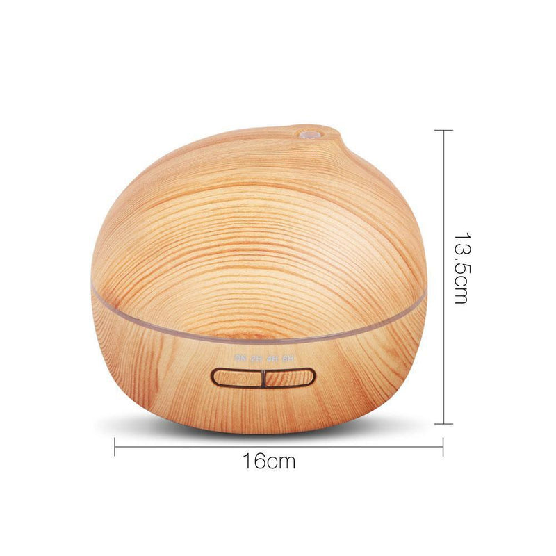 4 in 1 Ultrasonic Aroma Diffuser 300ml - Light Wood