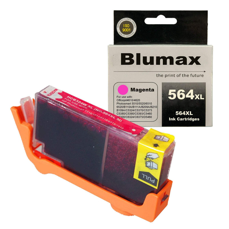 4 Pack Blumax Alternative Ink Cartridges for HP 564XL  (BK+C+M+Y)