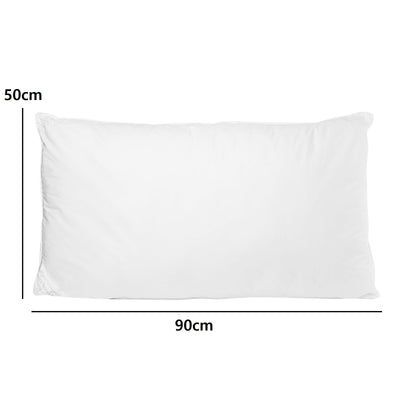 4 Pack Royal Comfort Cotton Cover 233TC Microfibre Luxury Signature Hotel Pillow White Payday Deals