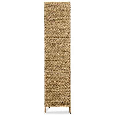 4-Panel Room Divider 154x160 cm Water Hyacinth Payday Deals