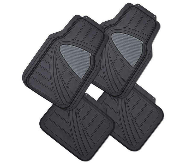 GALAXY 4-Piece Car Mat - BLACK [Rubber] Payday Deals