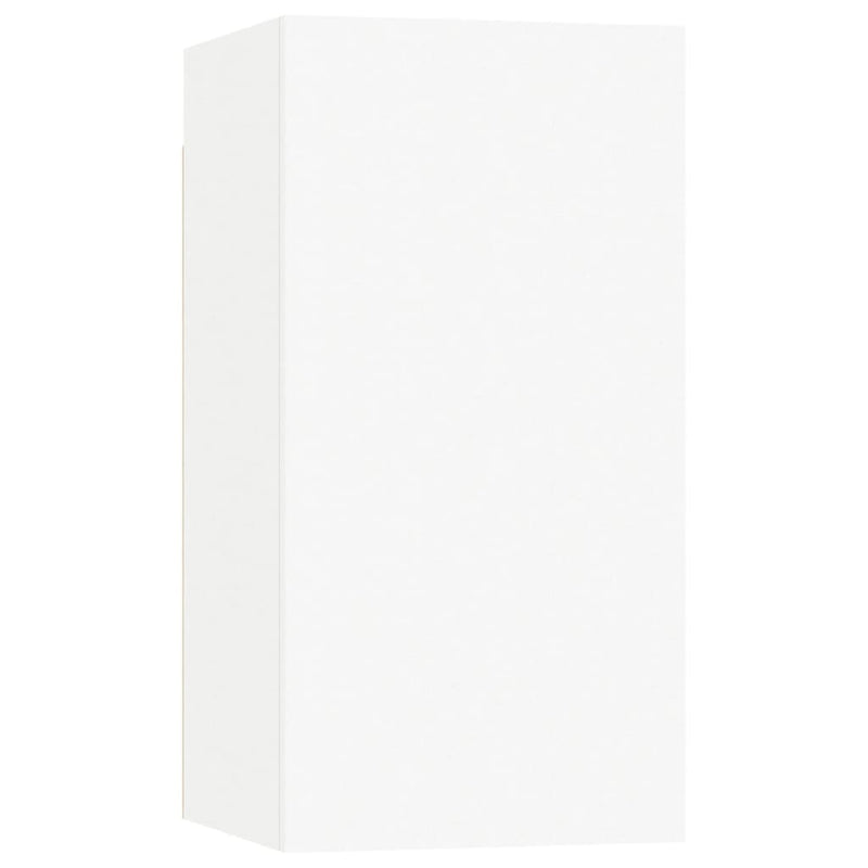 4 Piece TV Cabinet Set White Engineered Wood Payday Deals