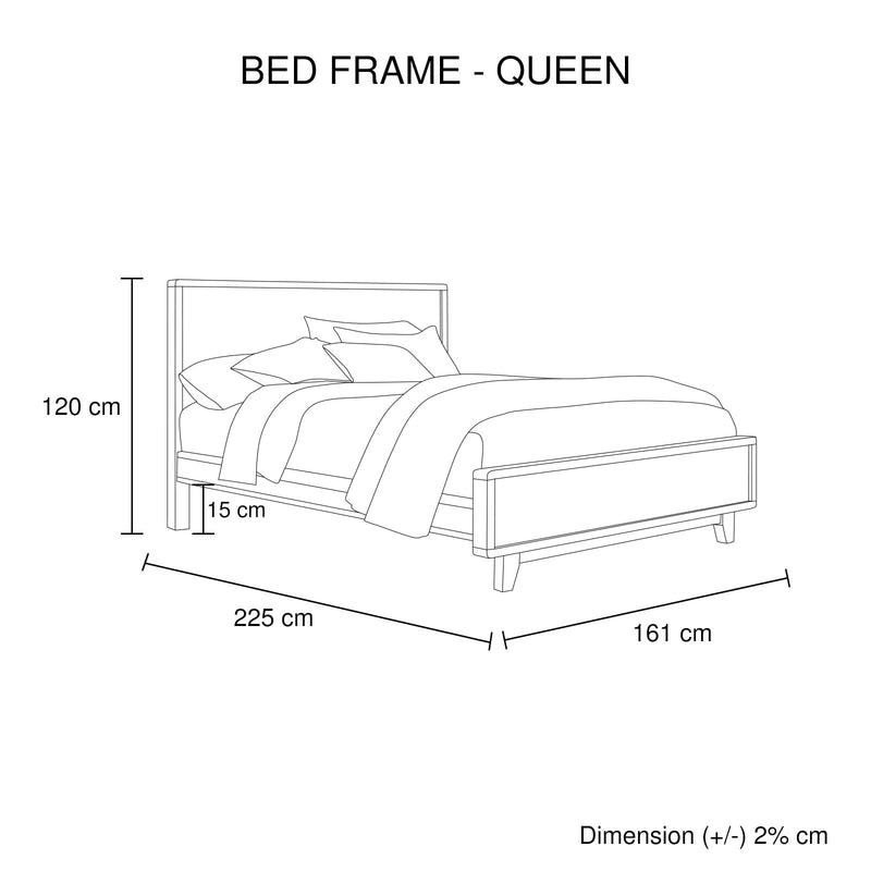 4 Pieces Bedroom Suite Queen Size in Solid Wood Antique Design Light Brown Bed, Bedside Table & Tallboy Payday Deals