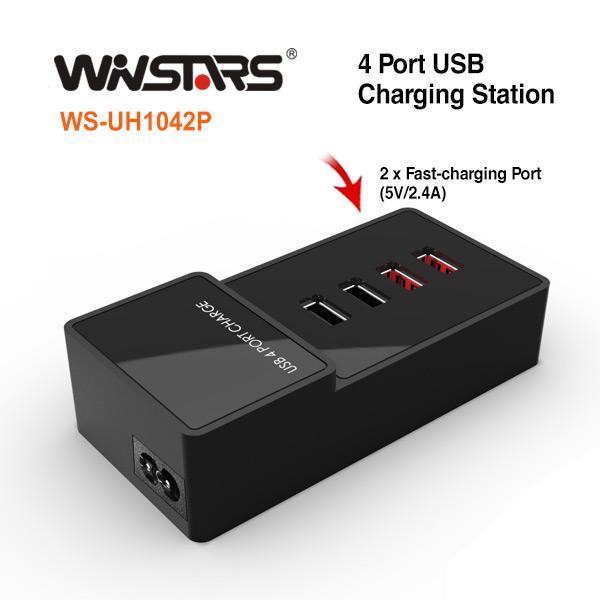 Winstars USB 4-Port Charging Station (WS-UH1042P) Payday Deals