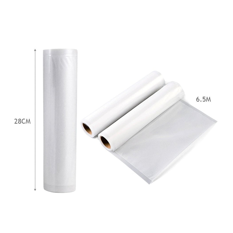 4 Rolls Vacuum Food Sealer Seal Bags Rolls Saver Storage Commercial Grade 28cm Payday Deals