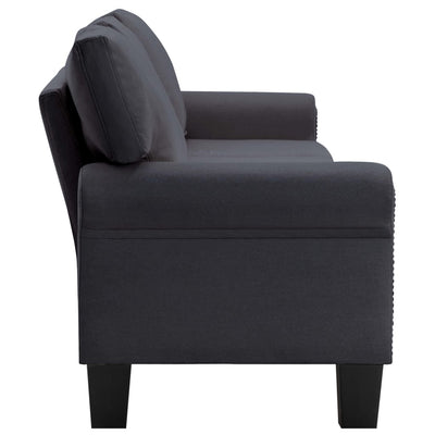 4-Seater Sofa Dark Grey Fabric Payday Deals