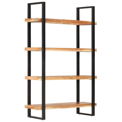 4-Tier Bookcase 120x40x180 cm Solid Acacia Wood