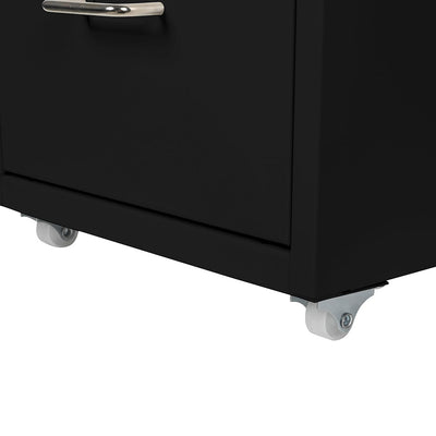 4 Tiers Steel Orgainer Metal File Cabinet With Drawers Office Furniture Black Payday Deals