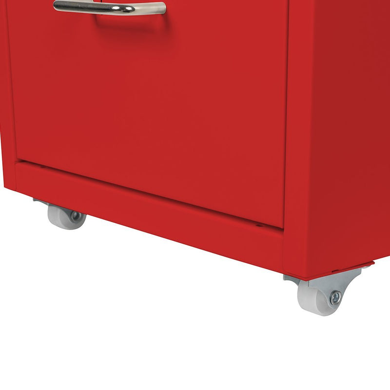 4 Tiers Steel Orgainer Metal File Cabinet With Drawers Office Furniture Red Payday Deals