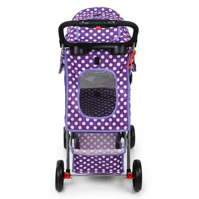 Pet 4 Wheel Pet Stroller - Purple Payday Deals