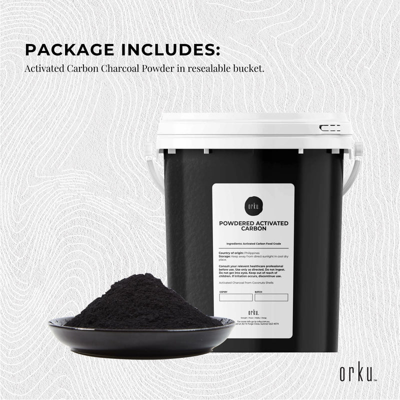 400g Activated Carbon Powder Coconut Charcoal Bucket Teeth Whitening Toothpaste Payday Deals