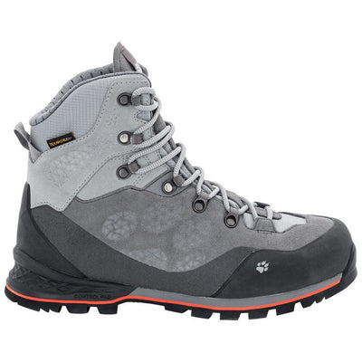 Jack Wolfskin Women's Boots Hiking Shoes Wilderness Texapore Mid - Tarmac Grey