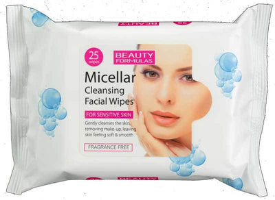 Beauty Formulas Micellar Cleansing Facial Wipes 25wipes