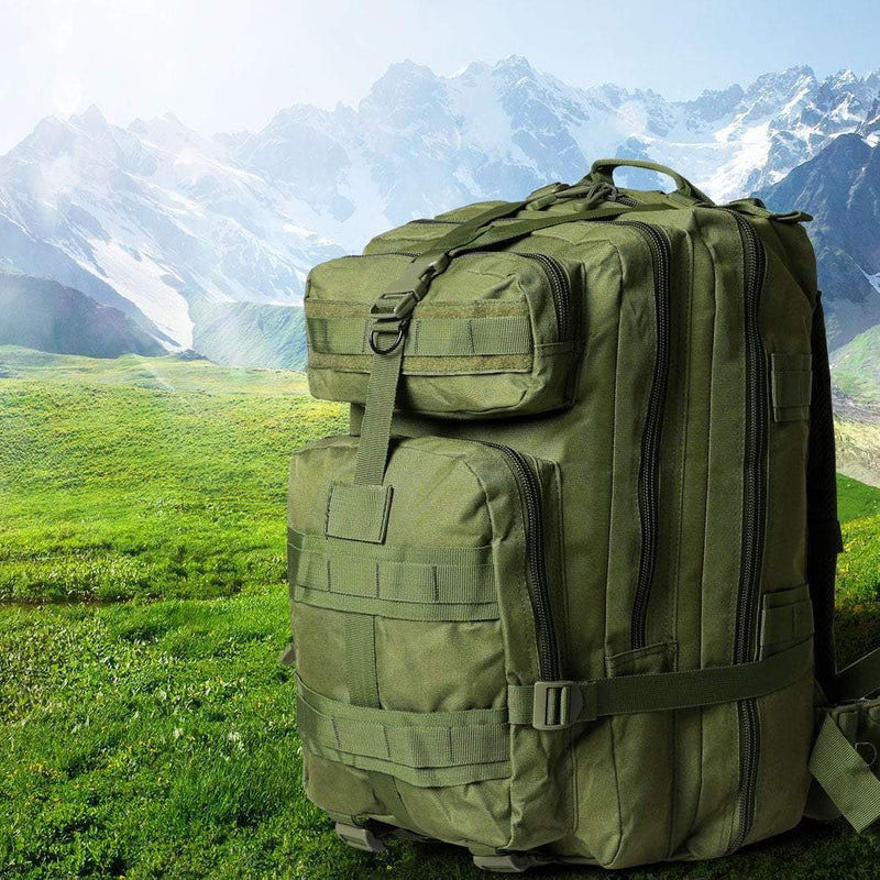 40L Military Tactical Backpack Hiking Camping Rucksack Outdoor Trekking Army Bag Payday Deals