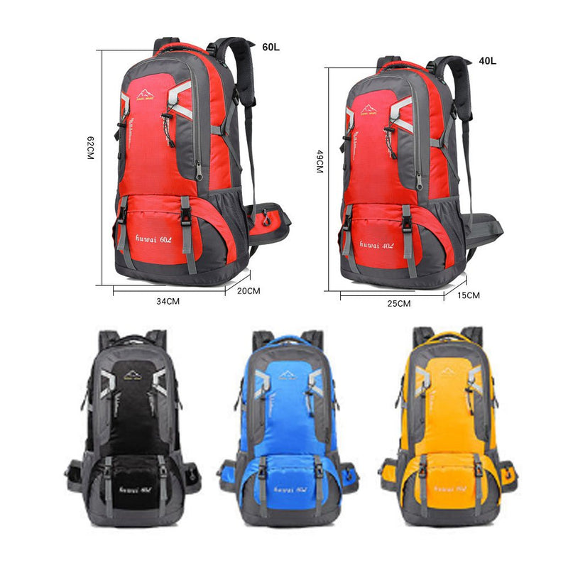 40L Waterproof Outdoor Hiking Backpack Camping Outdoor Trekking Bag(Red) Payday Deals