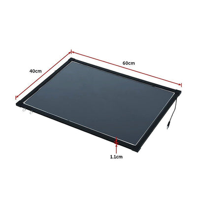 40x60cm LED Drawing Writing Board Remote Controlled Fluorescent Light Up Sensory Play Payday Deals