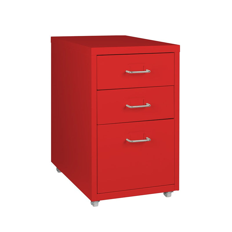 Metal Cabinet Storage Cabinets Folders Steel Study Office Organiser 3 Drawers - Payday Deals