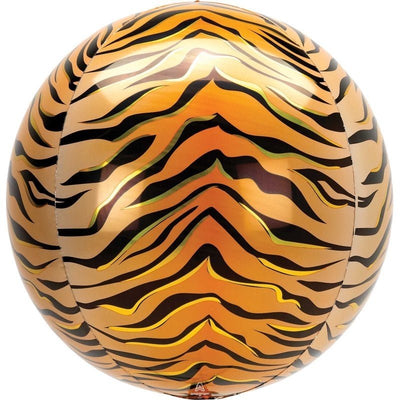 Jungle Tiger Animal Print Orbz Foil Balloon