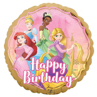 Disney Princess Once Upon A Time Happy Birthday Foil Balloon
