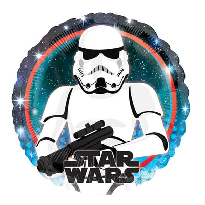 Star Wars Galaxy Storm Trooper Round Foil Balloon