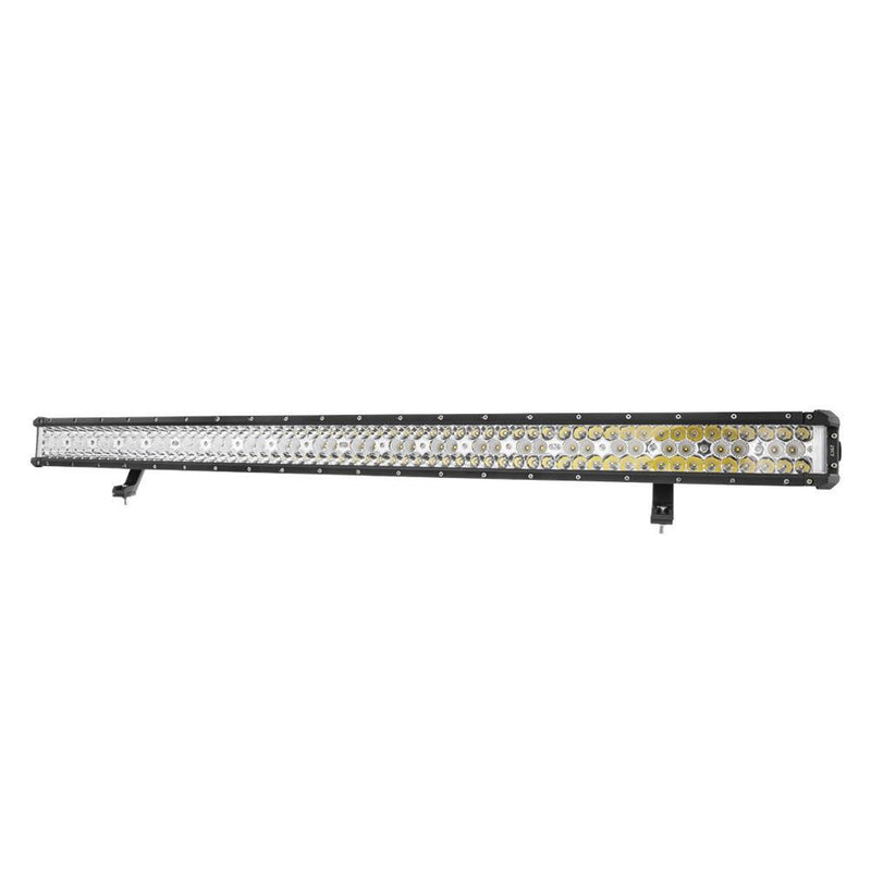 42inch Philips LED Light Bar Triple Row Side Shooter Spot Flood Offroad 4WD