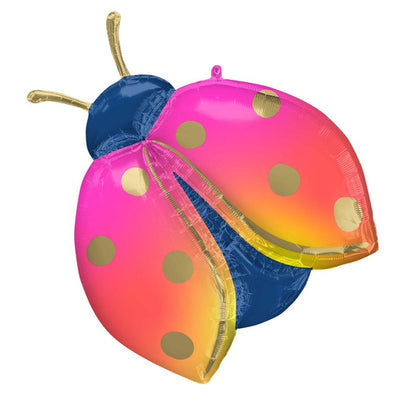 Ladybug Colourful SuperShape Foil Balloon