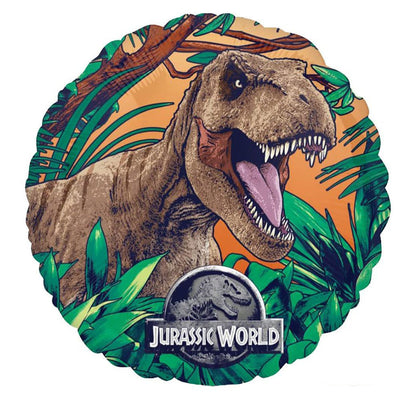 Dinosaur Jurassic World Dominion Round Foil Balloon