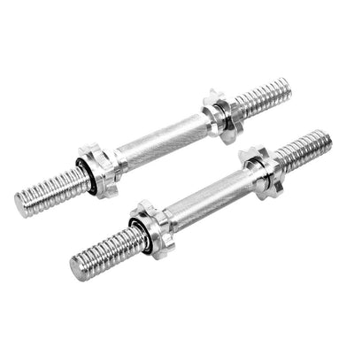45cm Dumbbell Bar Solid Steel Pair Gym Home Exercise Fitness 150KG Capacity Payday Deals