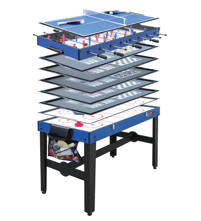 4FT 12-in-1 Combo Games Tables Foosball Soccer Basketball Hockey Pool Table Tennis Payday Deals