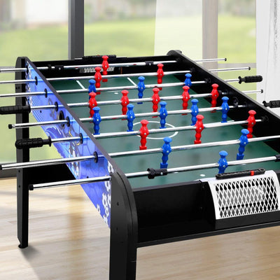 4FT Soccer Table Foosball Football Game Home Party Pub Size Kids Adult Toy Gift Payday Deals