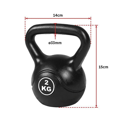 4pcs Exercise Kettle Bell Weight Set 20KG Payday Deals