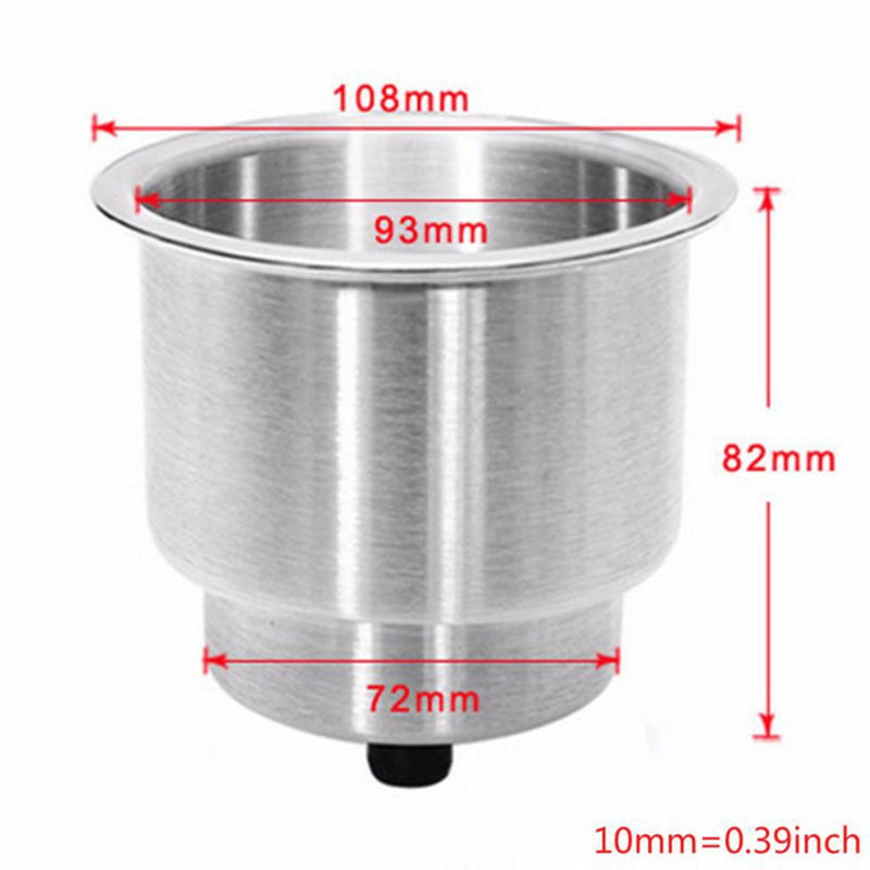 4PCS Stainless Drink Cup Holder Insert for Boat/Car/Truck RV/Camper/Yacht/Sofa Payday Deals