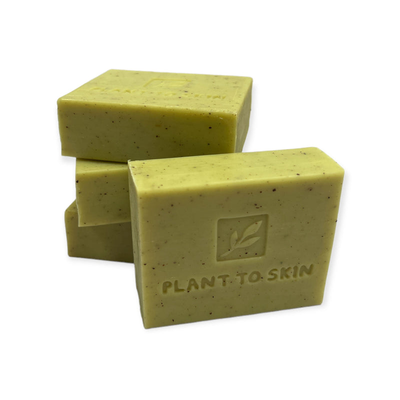 4x 100g Plant Oil Soap Lemongrass and Myrtle Scent - Pure Natural Vegetable Bar Payday Deals