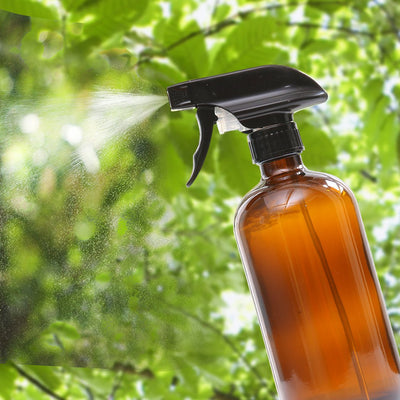 4x 500ml Amber Glass Spray Bottles Trigger Water Sprayer Aromatherapy Dispenser Payday Deals