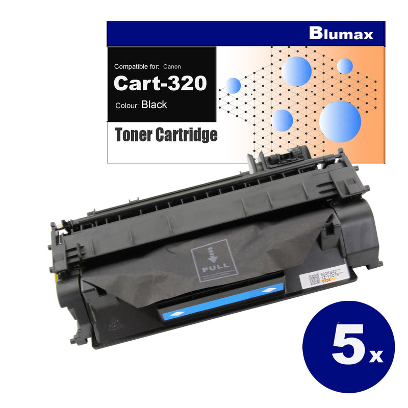 5 Pack Blumax Alternative for Canon CART-320 Black Toner Cartridges Payday Deals