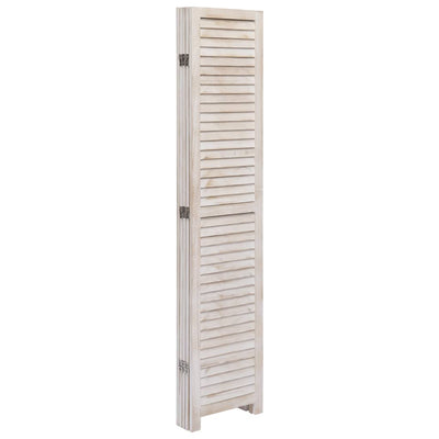 5-Panel Room Divider White 175x165 cm Wood Payday Deals