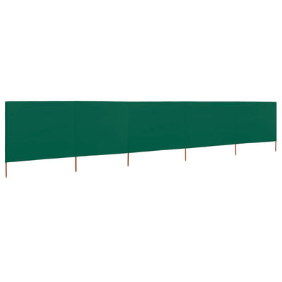 5-panel Wind Screen Fabric 600x120 cm Green Payday Deals